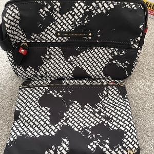 Diane Von Furstenberg Black and White Travel Bags